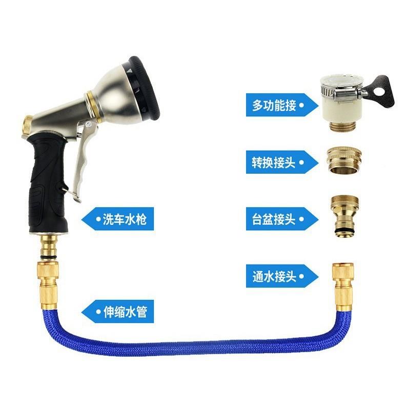 自动管伸缩水管压便携压家用刷车高快YNB接头花园水软管洗车高水