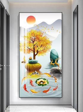 道门2入户正对门进玄关装饰画现代简约高档2CYJC-00603新款走廊过