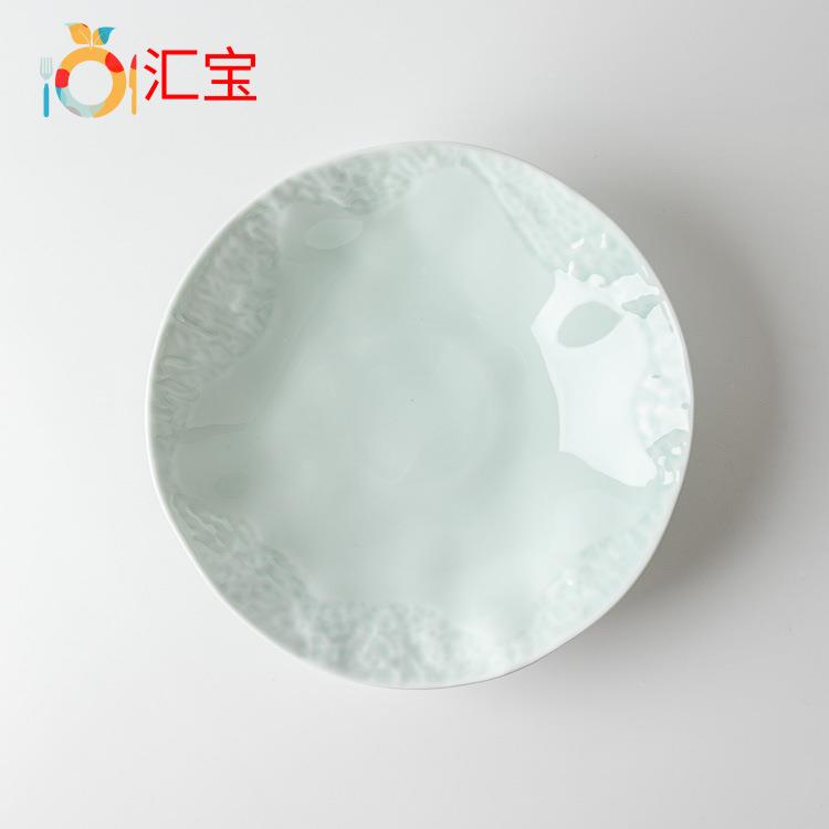 1碗1寸小面陶HBT76990瓷碗厚底防烫小碗创意碗碗青瓷色碗纯碗餐具