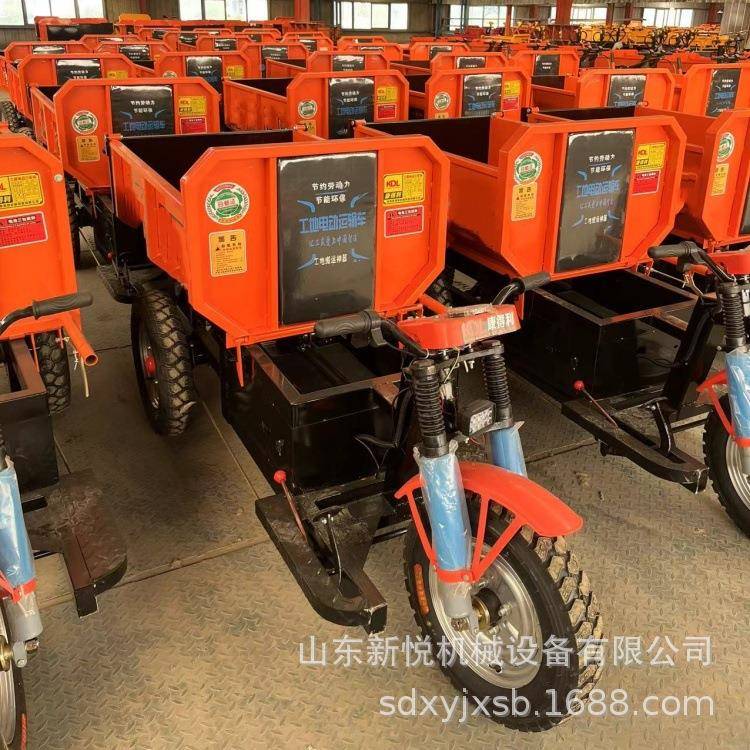 斗电坐骑平板工地建筑工动程运输车电383动工程车手推灰车