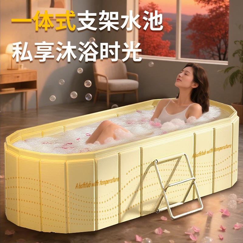 泡缸澡桶折叠大盆人全身浴成人洗澡桶F88sykh7家儿童可坐浴沐浴桶
