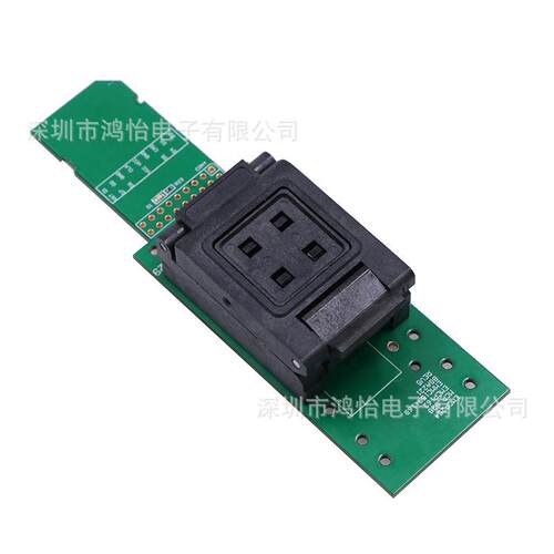手机字库座座烧录接口转SDe短MMC16GFW9FBGA153测试座烧录连接器