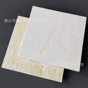 亚光亮石光洞石砖48180x800mm仿瓷洞墙砖白色黄色灰0色洞石石英砖