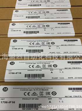 1756-IF16 ControlLogix 16 Pt A/I Module AB模块罗克韦尔PLC