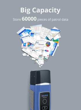 JWM RFID Guard Patrol Stick Waterproof with Flashlight