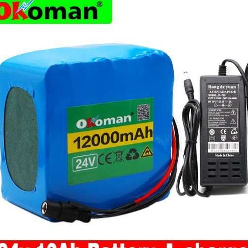24V 12Ah18650锂电池组适用于电动自行车电动踏板车轮椅割草机