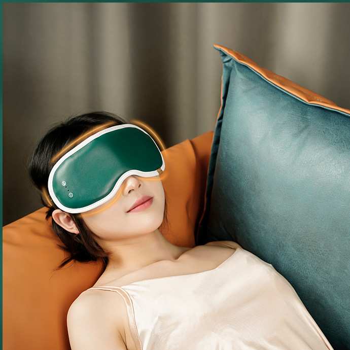 智能按摩蒸汽眼罩石墨烯加热充电式3D眼部按摩仪立体午休护眼罩
