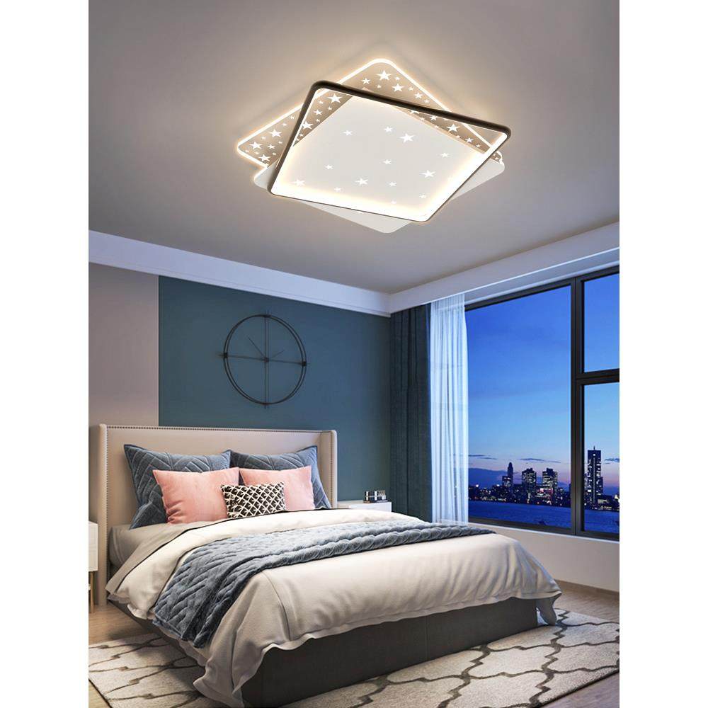 客厅灯现代简约北欧星空顶卧室LED亚克力2023年新款吸顶灯具
