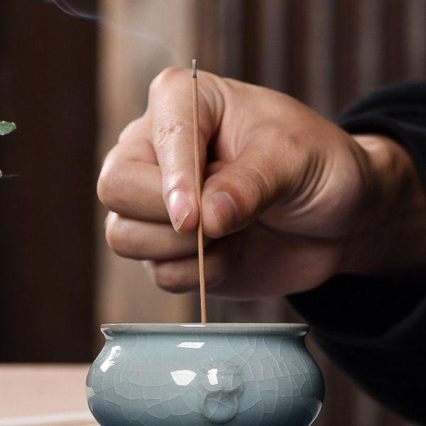 青瓷香炉迷你线香炉家用室内檀香炉陶瓷小号香薰炉香插香座塔香托,家居饰品,香薰炉,淘宝优惠券,粉丝福利购,淘宝优惠卷