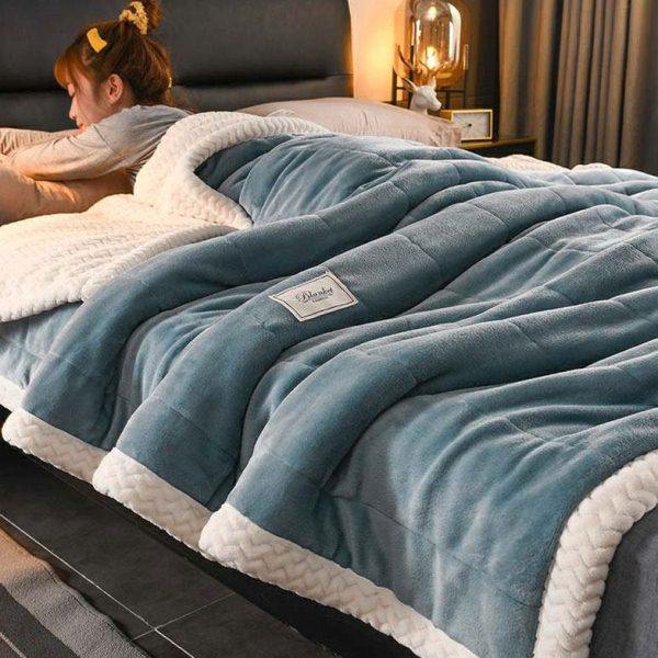 珊瑚绒毛毯被子加厚保暖冬季床上午睡毯沙发盖毯子学生宿舍单人毯,居家布艺,汗蒸服,淘宝优惠券,粉丝福利购,淘宝优惠卷