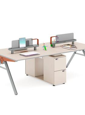 脑屏风办桌46/人位办公家具财务职员公电桌SJYP-JSP卡座员工位桌