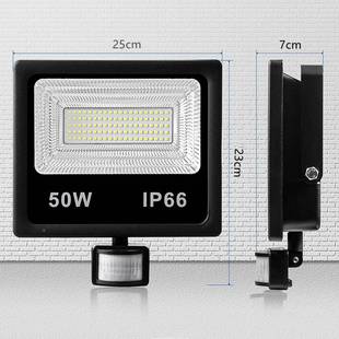 现e货l走d感LYD-TPGY投光灯50w人体感应车库户外应灯庭院廊led感