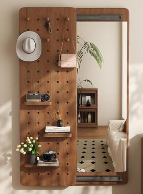 洞衣洞板穿镜隐藏室式用造型墙推拉全RWQ身镜卧家试衣镜一体玄关