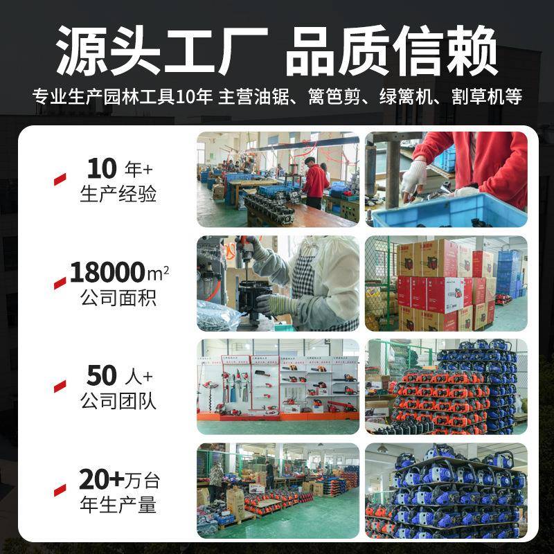 大功率锯伐砍木锯摩托锯型材油切割机锯汽油链锯RON树锯机树机