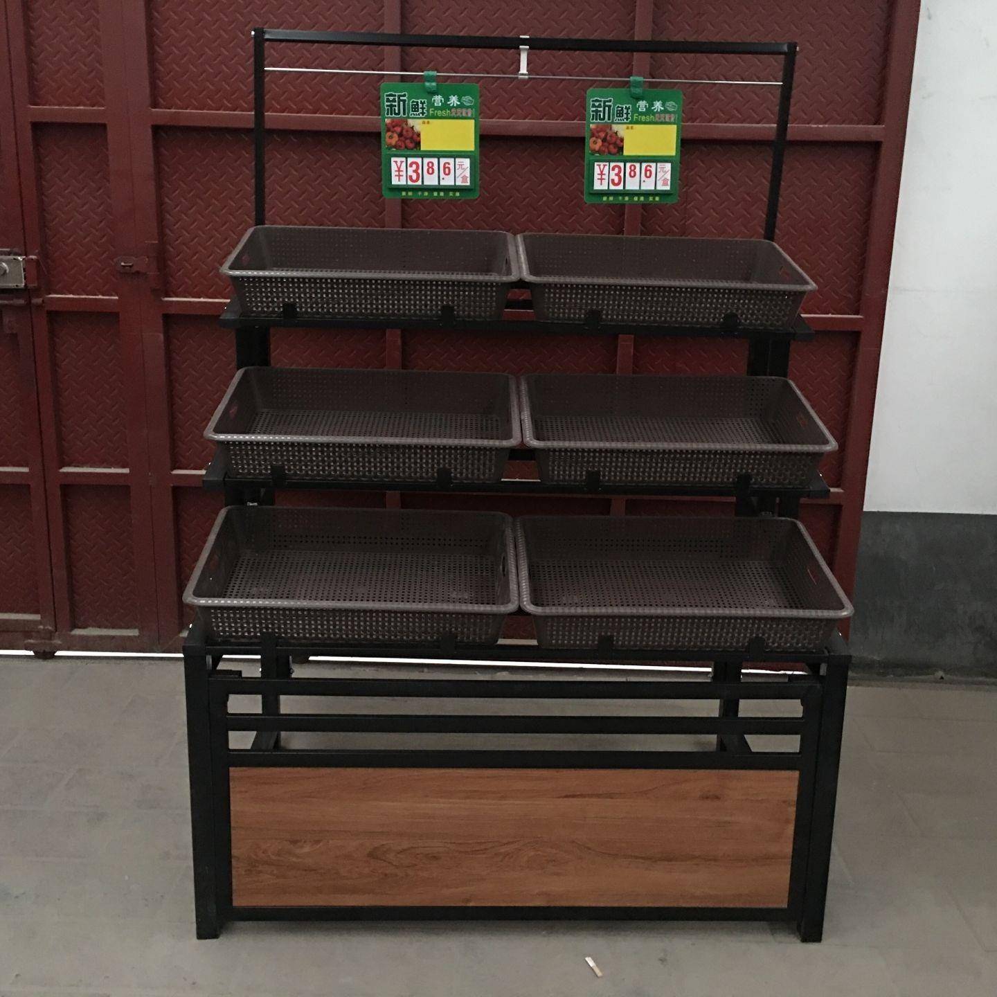 新款果菜架果蔬菜架超市蔬菜水果货水多架功能水735果示架生展鲜
