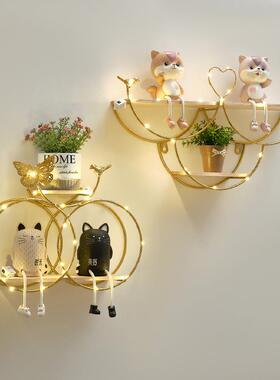 厅墙上装饰置物架网红餐厅卧墙面收布置组合壁室挂宿舍客床头LJvc