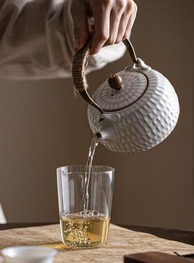 中式炭火炉蜡烛煮茶电陶炉烧茶水热壶简约花茶茶泡茶器耐提10336