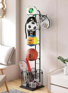 篮球架儿HCBR3015童运动产品整理置架黑金属铁物艺球具收篮色现纳