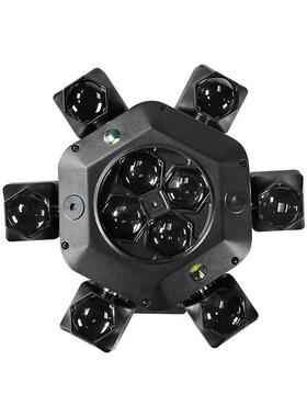 六效臂蜂眼四合一小金刚头光舞束灯迪斯科果摇ZKST-LHY灯七彩旋转