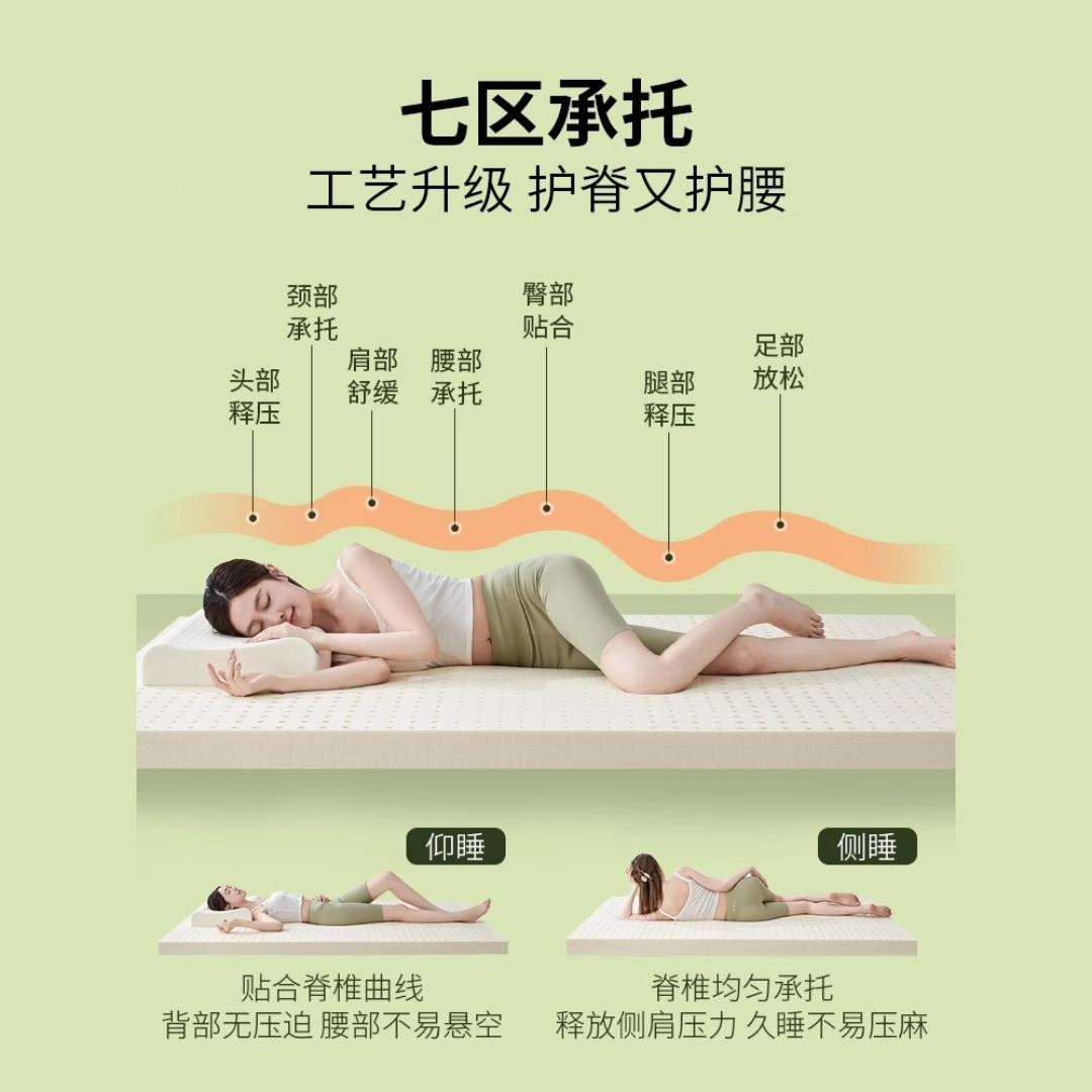 乳胶床垫儿软CMB垫家童用定泰国天然制橡胶学生单人榻榻米宿乳胶