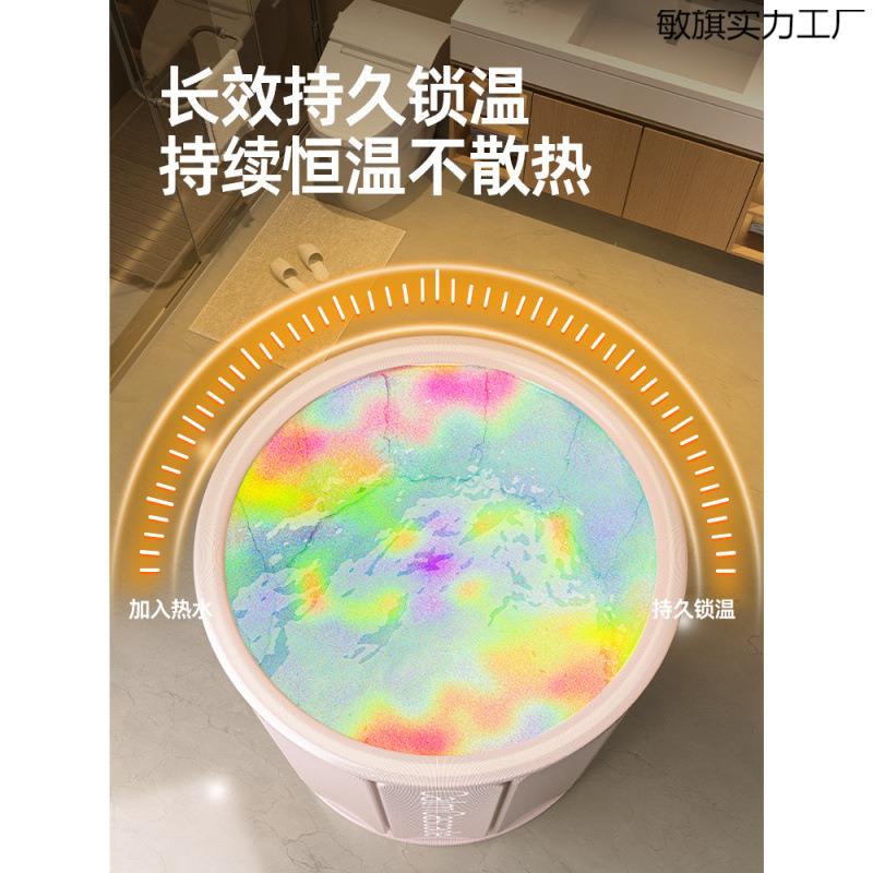 童敏旗实力泡大澡桶用折叠浴缸人浴桶家全身洗澡桶儿洗澡盆沐浴桶