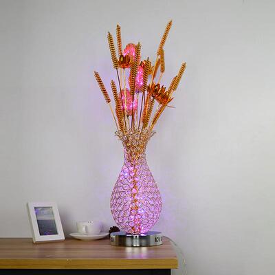 温馨台灯l代e28374台d灯浪漫铝材台卧灯室书房灯现台灯婚礼土耳其