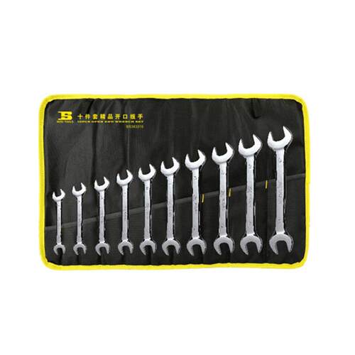 B波斯工具件装398公制双开口呆扳手套8件10件12BS383308S383310