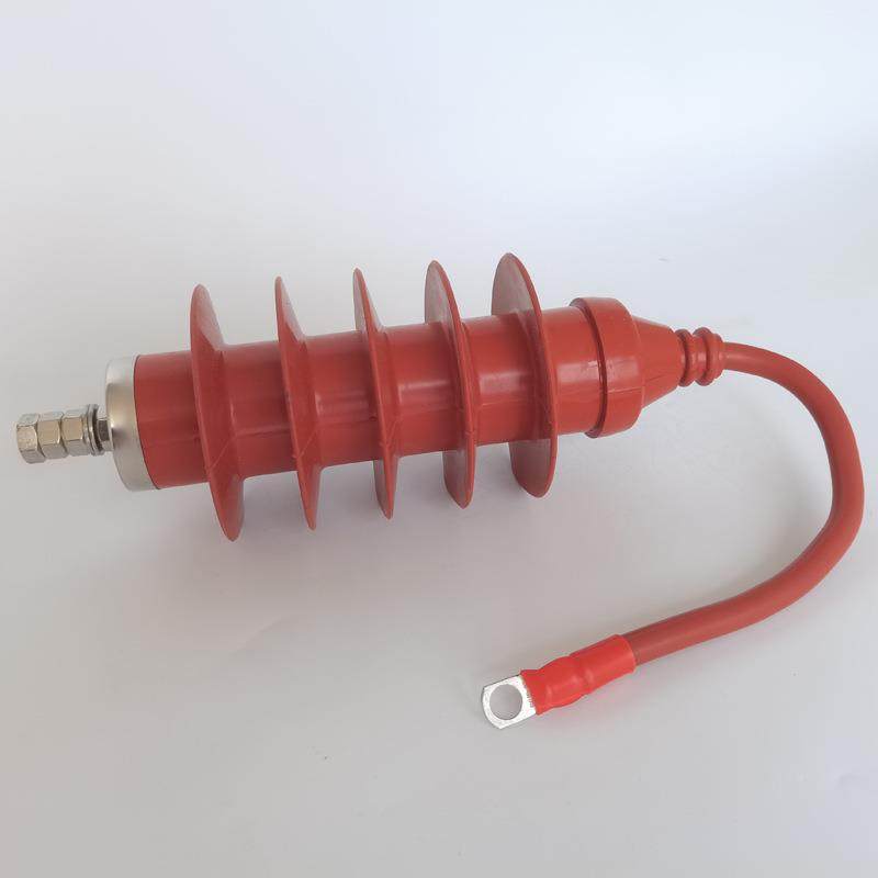 直销全雷绝缘避器10kV全绝缘避雷器H无品牌/S5W-17-50Q带线Y缆避