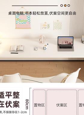 双NSG人电脑桌现家用室长条卧桌代简约公可升降书桌书房办桌子工