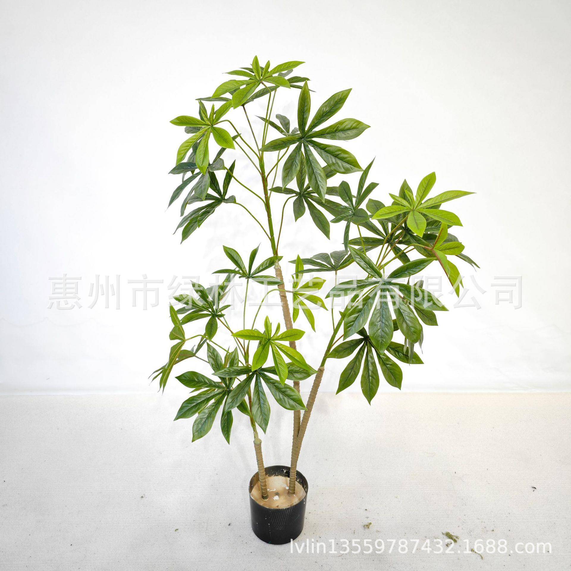 仿真八lv3322网角金盘红绿植内橱窗服装酒室居店家装饰落地摆放