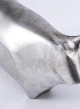 简约现13193代客厅茶几桌面脂空花瓶镂花器样树板房售楼部牛动物