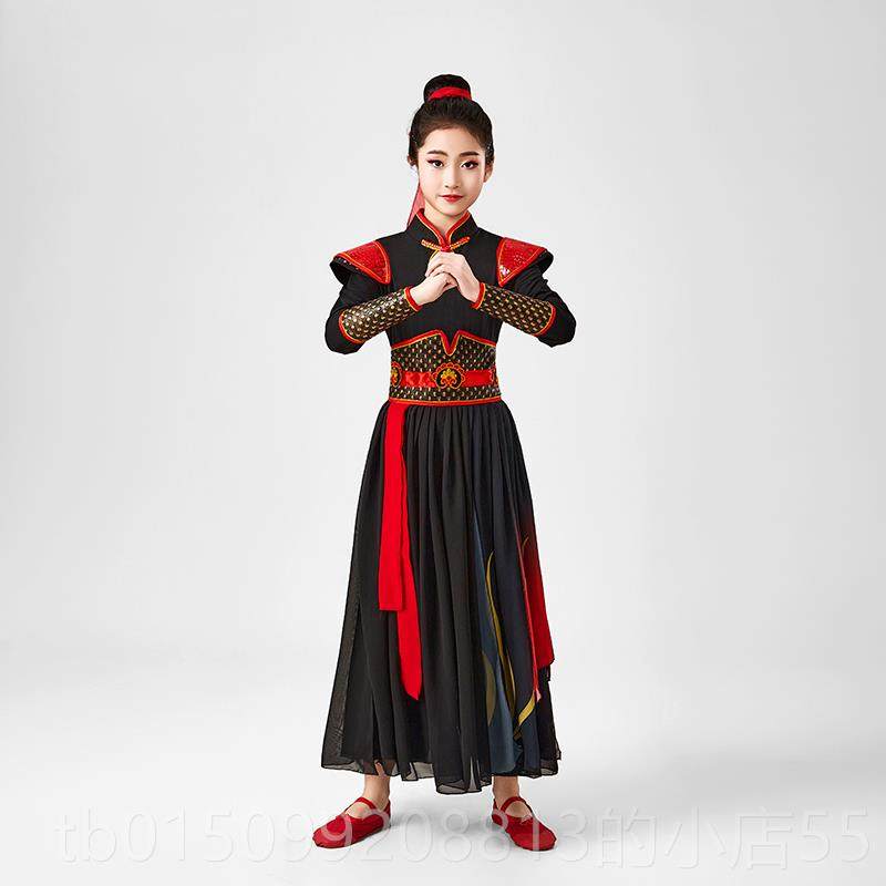 正品儿童中国风舞蹈服骁侠客演出霍元甲象服舞王行剑服古装男女装