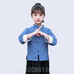 正品儿童旗袍学生装表五四青年汉代合唱服诗歌朗诵演服装表演服装