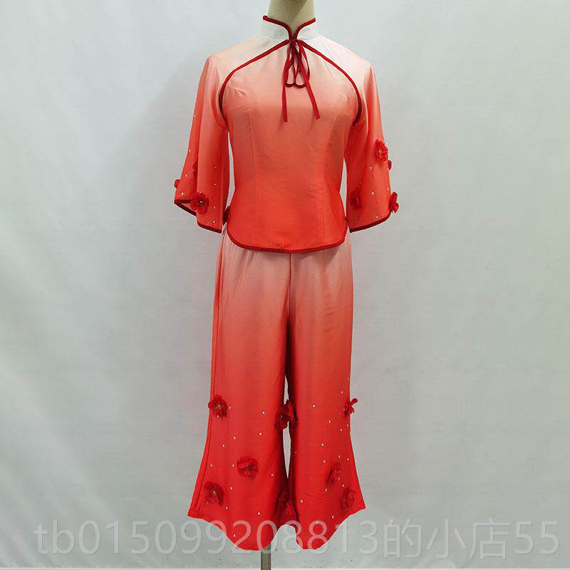 正品当代女性舞服装现、桃李茶杯、南建表演同服装、旗袍表演服装