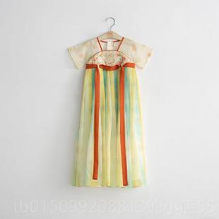 超仙洋装 正品 儿童古风古2装 025新款 女孩民小族演出服 童女汉服夏季