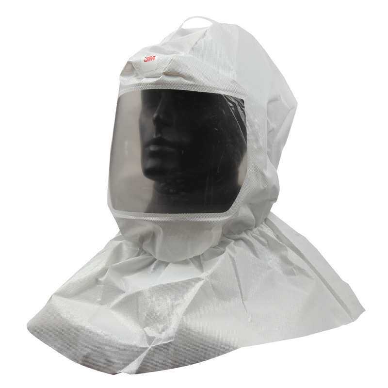 3M S-605头罩防飞溅防化学液体防粉尘颈箍式单头罩