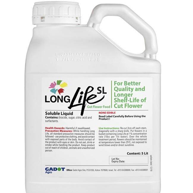 花生命longlif以色列鲜花保鲜剂保鲜液鲜花营养液延长花桶装量贩