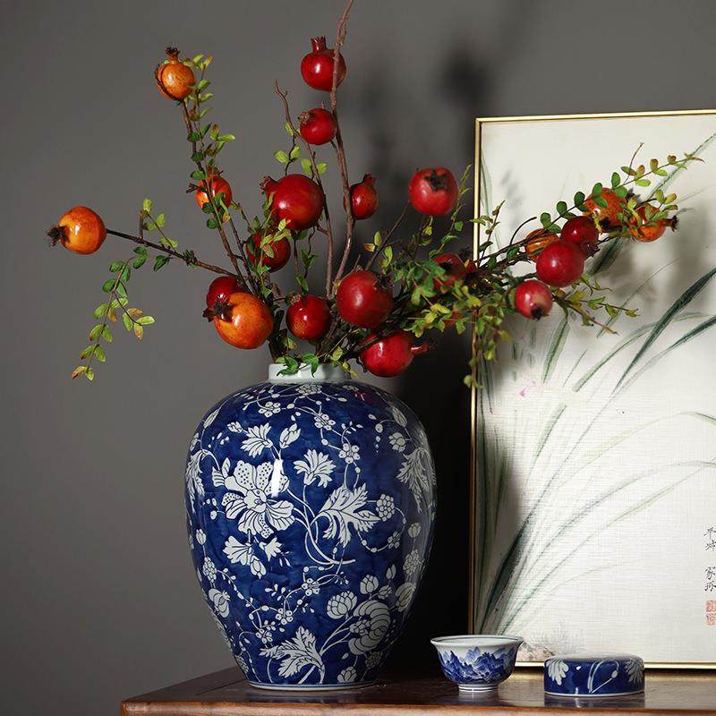 青花瓷花瓶法式乡村复古花瓶陶瓷花瓶摆件家居花瓶储物罐花瓶,电子元器件市场,其它元器件,淘宝优惠券,粉丝福利购,淘宝优惠卷