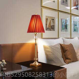 高档芘旗玄埕堡升降台灯美式关卧室灯度可调节高庆全铜婚灯浪漫