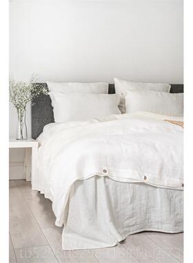 高档纯汉麻e纯mp床上品麻布四件套天然麻H不扎舒适床上四件套用包