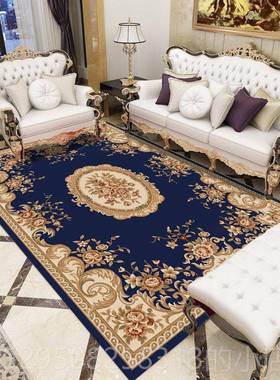 高档客厅地毯欧式门红色茶几新毯家用面美积卧室中式会议室大庆定