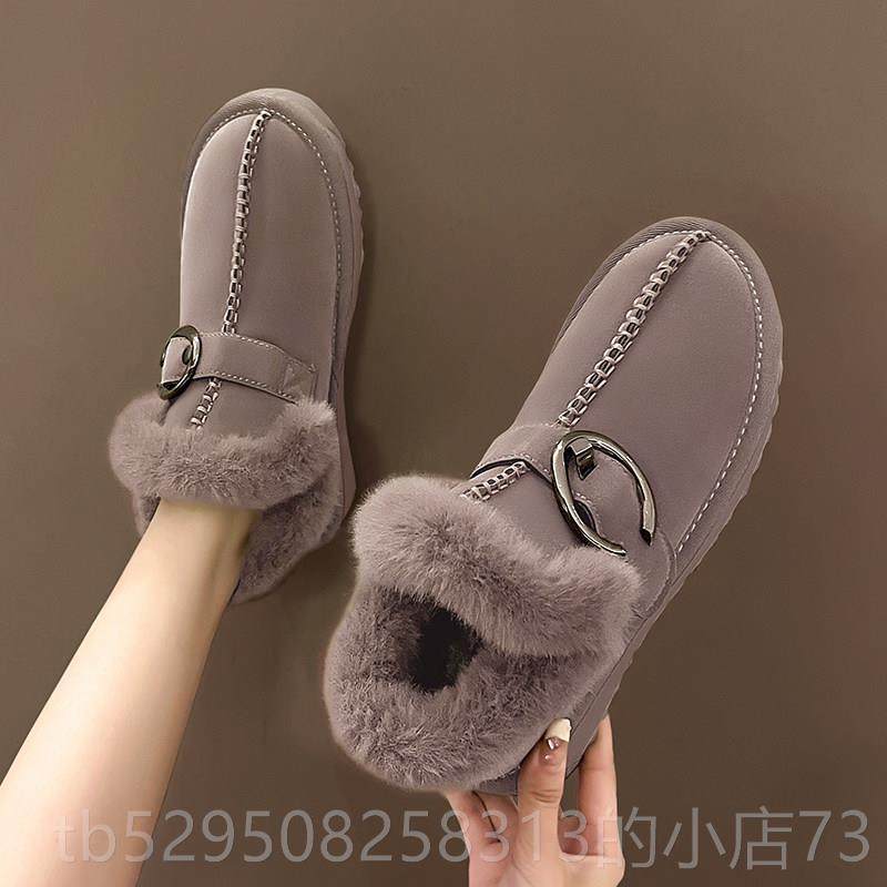 高档中雪地加靴女冬季妈妈绒加厚224新款老北0京布鞋保暖老年豆豆,女鞋,时尚雪地靴,淘宝优惠券,粉丝福利购,淘宝优惠卷