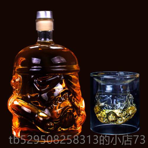 高档高硼硅兵玻璃酒瓶威士忌酒醒瓶酒器耐白热意烈酒杯伏特创加烈