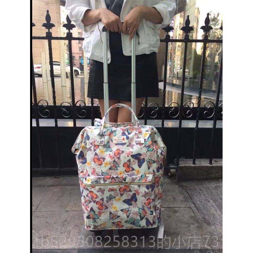 高档旅箱女包网红拉杆万向轮20寸登机行手提途出差小行李箱红色轻