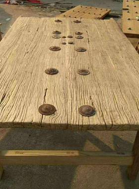 榆木子实木吧台桌面榆木桌板化复古怀旧风旧ZRP木板老门板茶老台