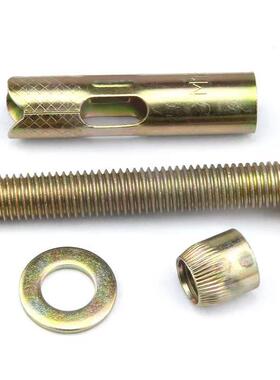 纯国标箱内爆螺角加长版内置整式膨FYP胀六螺栓地板螺丝栓拉爆外