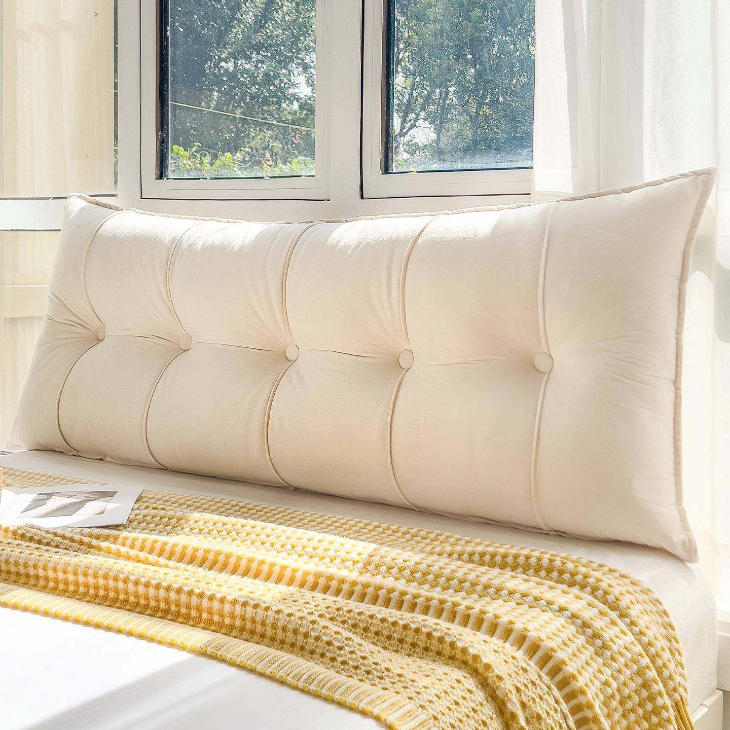 款床上头靠垫长条大靠枕防撞软新垫长头榻榻米软包床靠背垫枕F975,居家布艺,抱枕被,淘宝优惠券,粉丝福利购,淘宝优惠卷