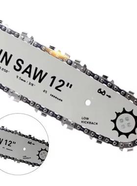 工1寸锂电电链锯刷充电式手持2家用伐木大功率电锯82225单手无园