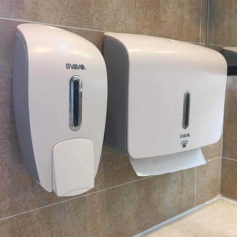 9WO55R免打孔手皂液器壁精挂式家用卫生洗手液盒厨动房间水槽洗洁