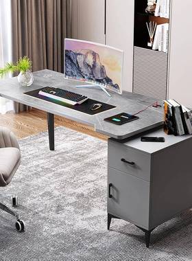 脑台JEG式桌家用桌简书约现代学生生学习写字桌轻奢女电卧室办公